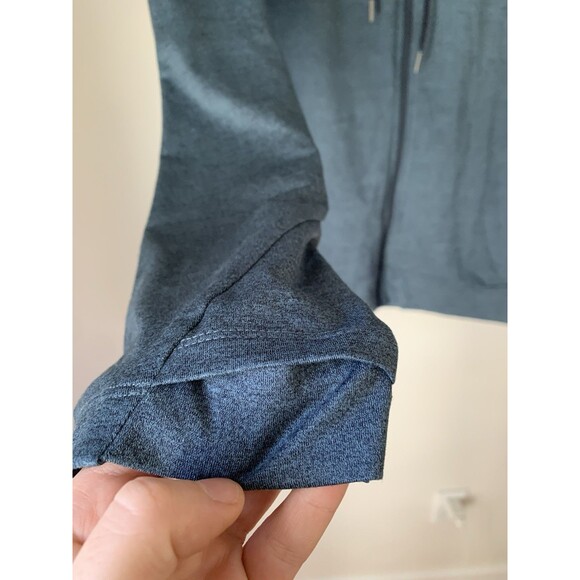 NWT All In Motion Men’s Soft Stretch Hooded Zip Up Jacket Navy Blue- Size XL - Picture 5 of 11